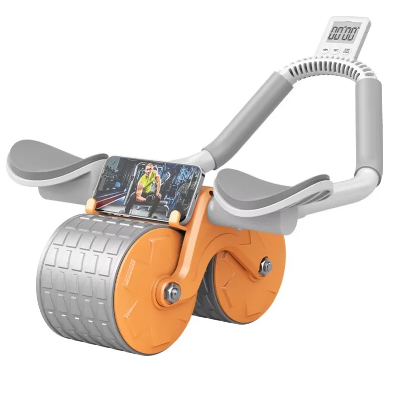 Dual‑Wheel Abdominal Exercise  - Ab Roller Wheel With Elbow Support 评论和价格