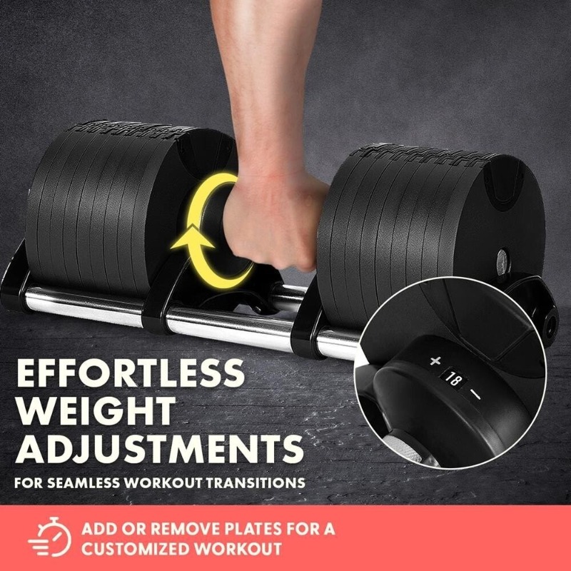 Large Fitness Equipment 70 Lbs - Adjustable Dumbbell Pair 40Kg 评论和价格