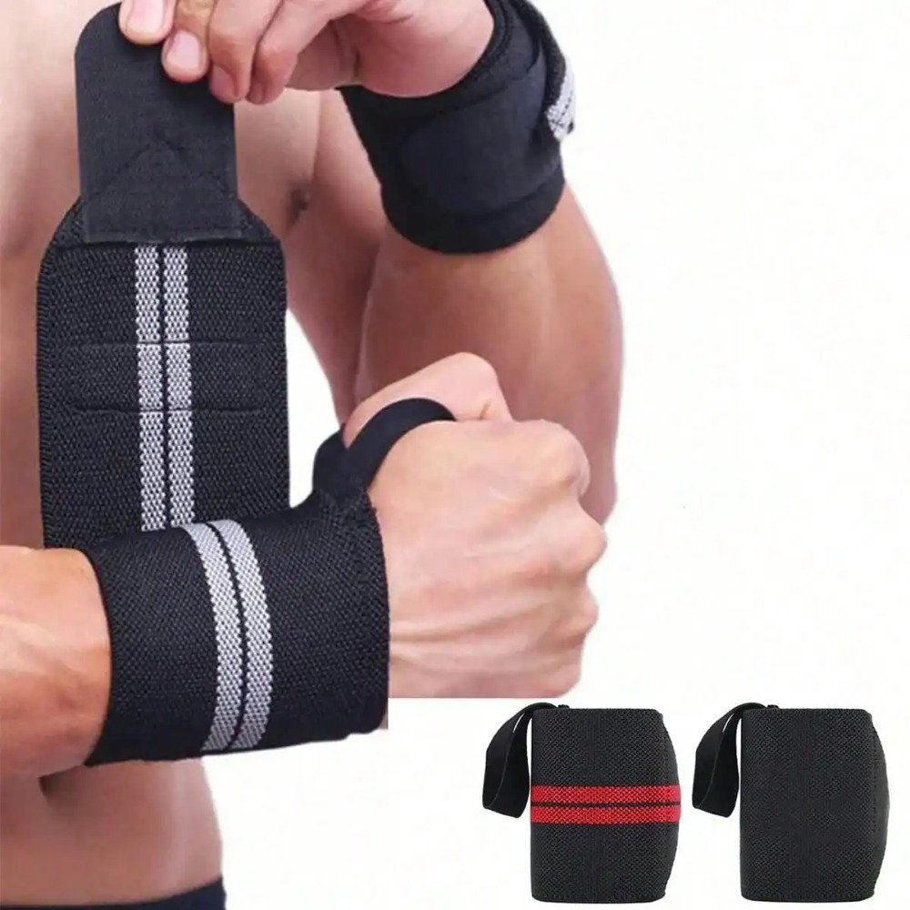 2 pcs Elastic Wrist Wraps, Wri - Wrist Wraps Weightlifting Support 评论和价格