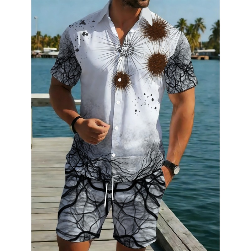 Premium Men's Printed Shirt Sh - Hiking 评论和价格